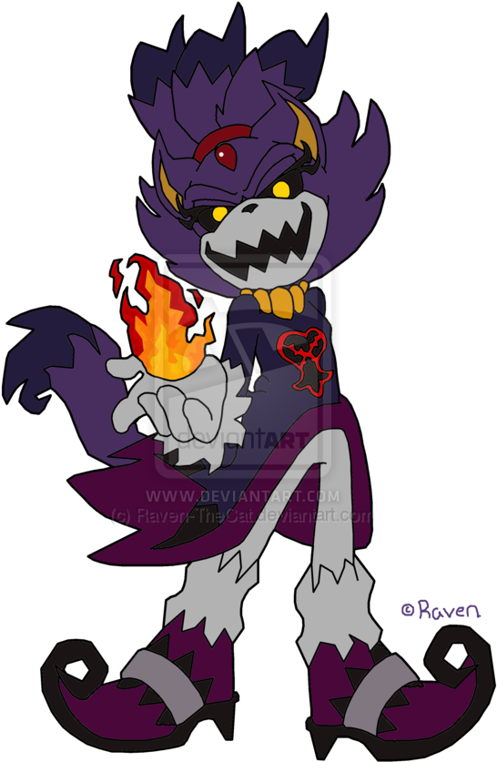 Amber Eyes Annoying Watermark Anthro Black Sclera Blaze - Blaze The Cat As Raven (600x863)