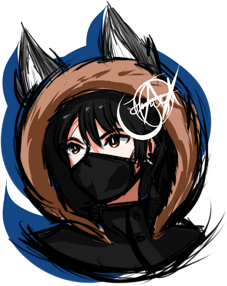 Drew A New Water Mark For My Drawings And My Account - Anime (1024x1024)