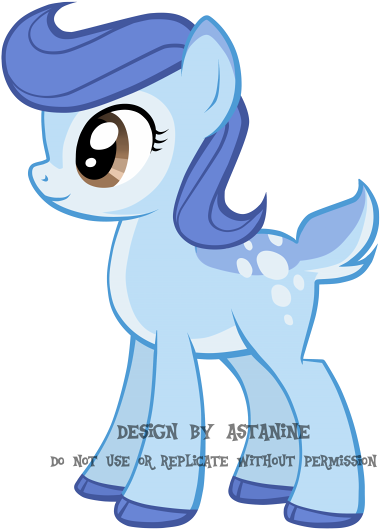 Petraea, Deer Pony, Female, Obtrusive Watermark, Original - My Little Pony: Friendship Is Magic (390x536)