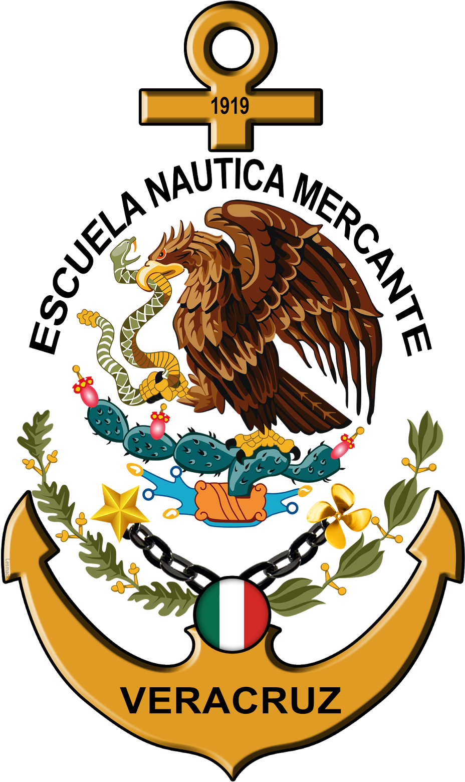Image - Mexico Coat Of Arms Note Cards (pk (1600x1600)