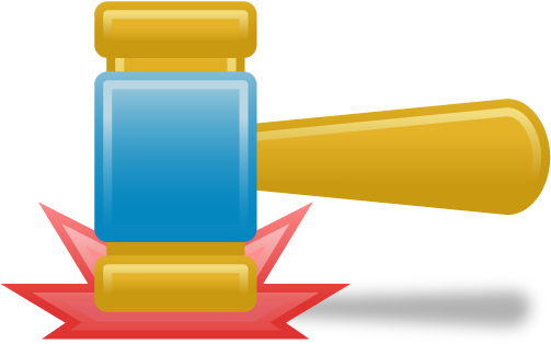 Auction Hammer Icon - 雷神 槌 素材 Png (512x512)
