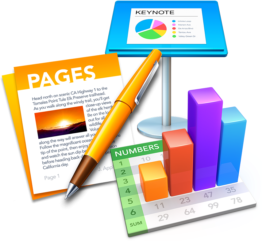 Iwork Para Ipad - Mac Pages Logo (986x986)