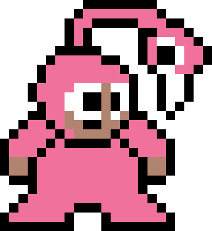 Feb 2012 Daily Draw O4 - 8 Bit Monster (437x475)