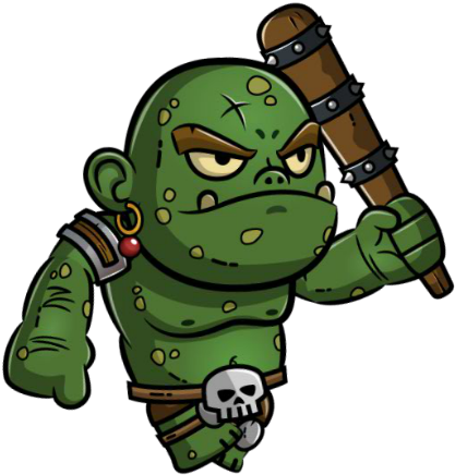 The Ogre Medieval Character Art - Middle Ages (600x500)