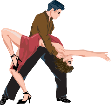 Salsa Dancers Dip C - Salsa Dip Dance (422x399)