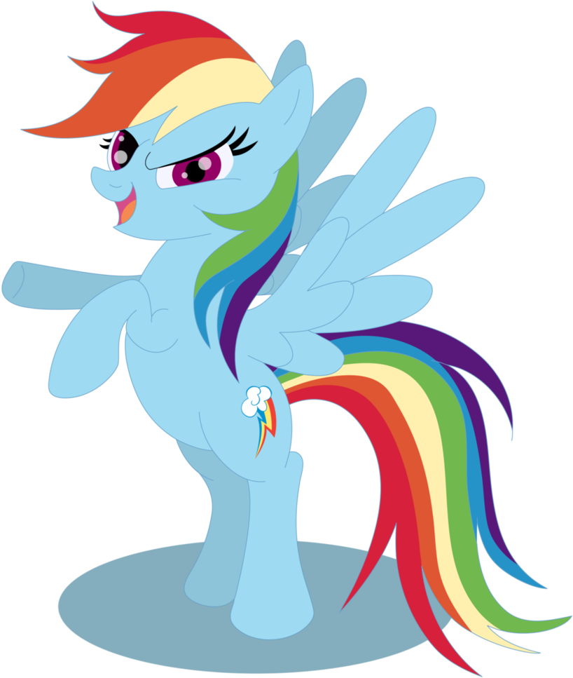 Rainbow - Mlp Rainbow Dash Shy (826x967)