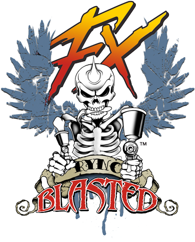 Artool Blasted Fx Templates - Model Stencile Air Brush Png (500x508)