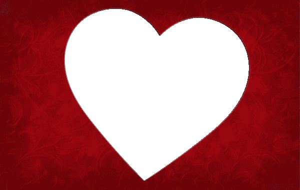 Red Heart Template Big Heart Template Clipart Library - Heart (600x381)