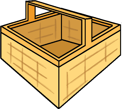 Picnic Basket By Reimu And Cirno - Cube (525x481)