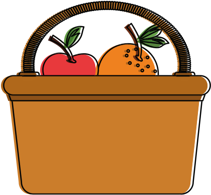 Picnic Basket Isolated - Picnic Basket Isolated (550x550)