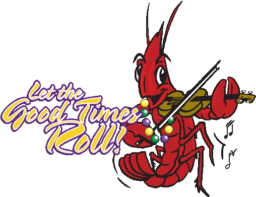 Crayfish Clipart Louisiana - Dancing Crawfish (535x416)