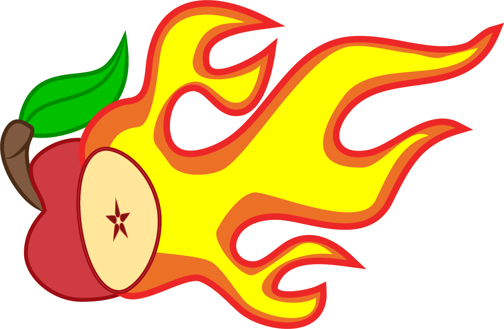 Apple Star's Cutie Mark By Creshosk - Mlp Cutie Marks Apple Star (1023x669)