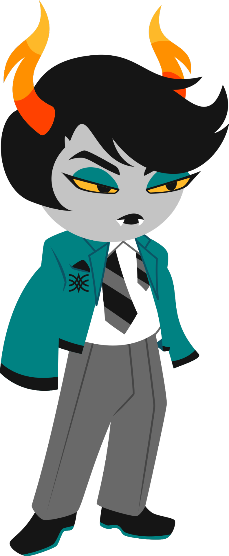 Does He Care That His Jackets Too Small For Him No - Lanque Hiveswap (791x1920)
