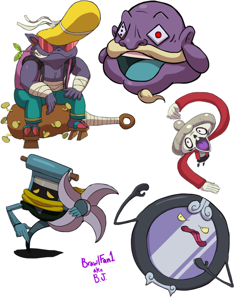 Yo-kai Watch By W00twithbrawl - Yo-kai Watch (800x998)