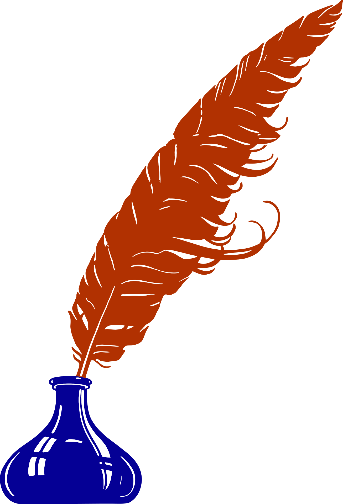 Here's Our Checklist - Pen Clip Art (1306x1920)