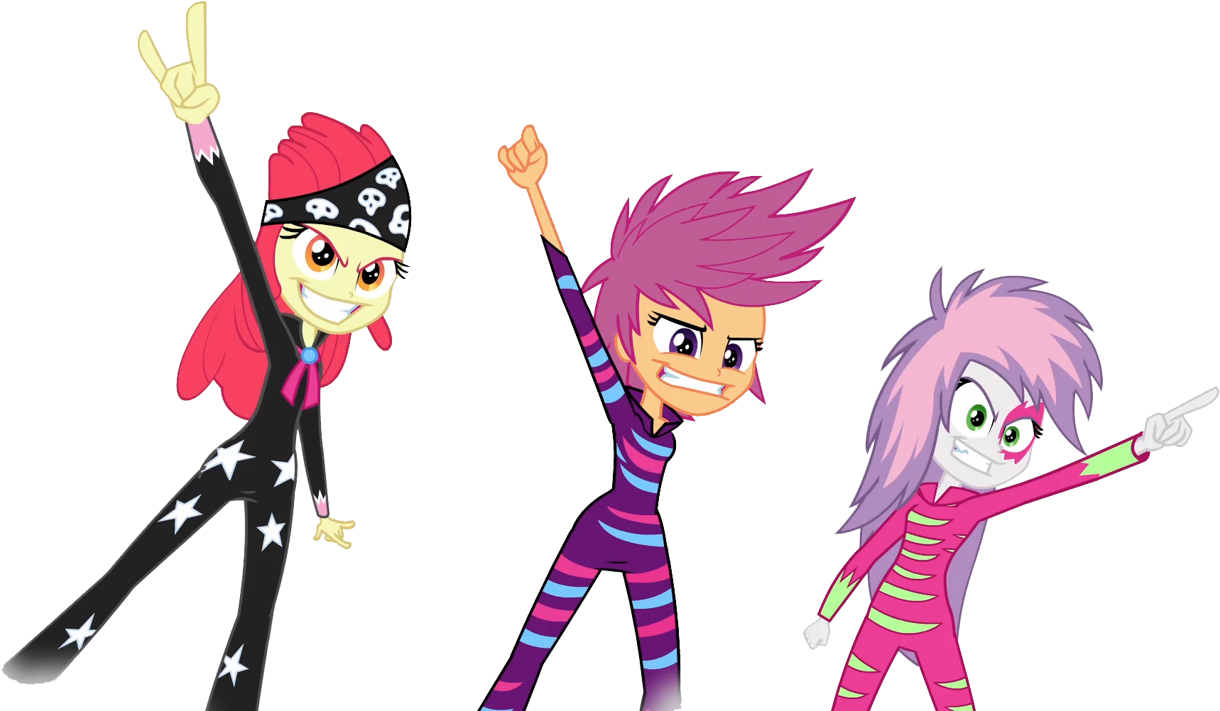 Scootaloo Rainbow Dash Rarity Twilight Sparkle Sweetie - Cmc Equestria Girls (1904x1064)