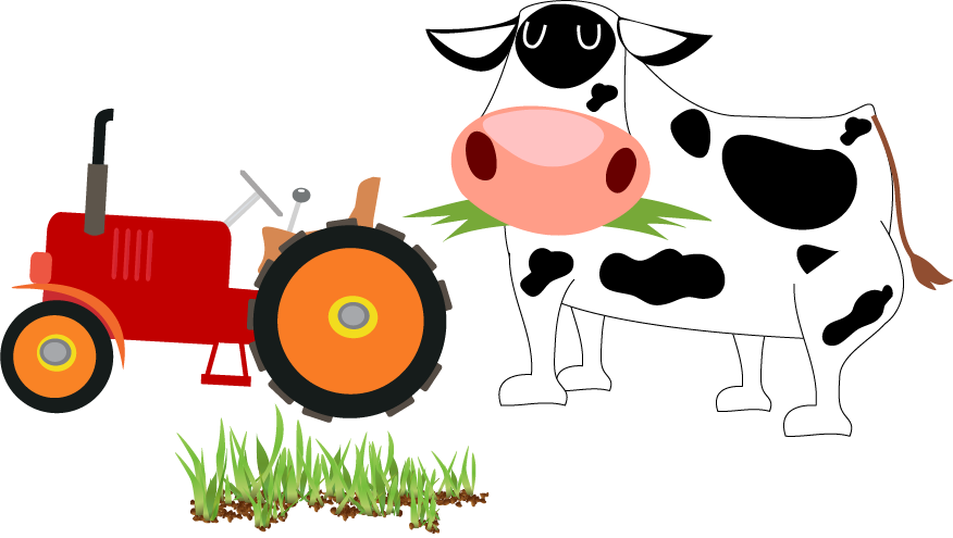 Cartoon Cattle Agriculture Clip Art - Agriculture (876x495)
