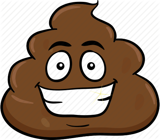 Poop Emoji Cartoons - Cartoon Pile Of Poo (512x447)