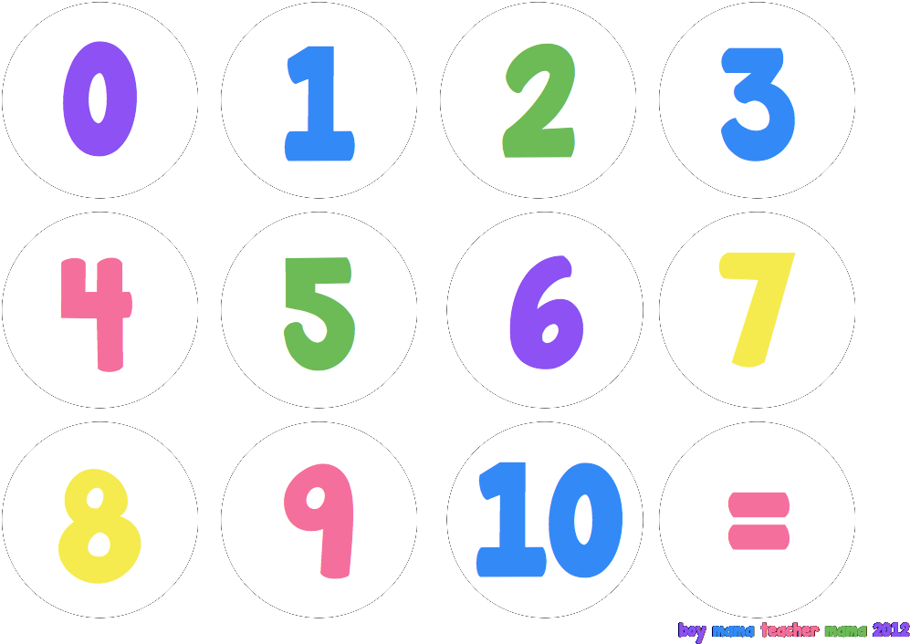 10 Years Anniversary Logo Template Shadow Stock Illustration - Number 1 To 10 Png (1044x738)