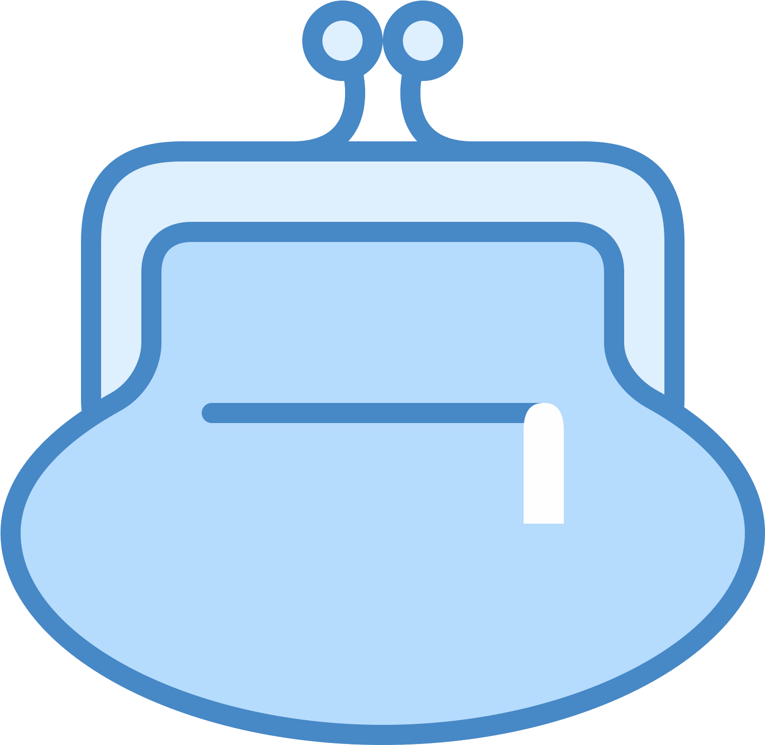 Laptop Clipart Back Side - Coin Purse (1600x1600)