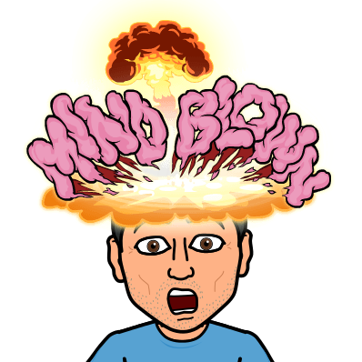 Thursday - Blown Mind Clip Art Gif (398x398)