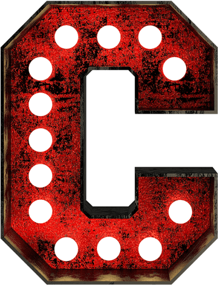 Cabaret Light Bulb Font - Light Bulb Letters Png (595x595)