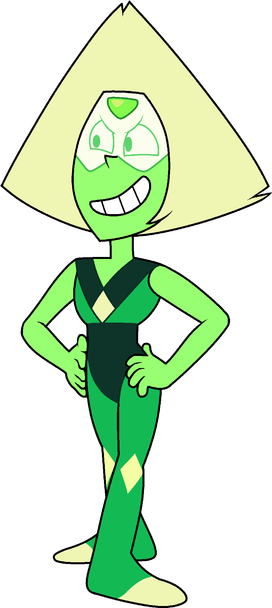 Peridot - Steven Universe Ruby And Peridot Fusion (1171x2239)