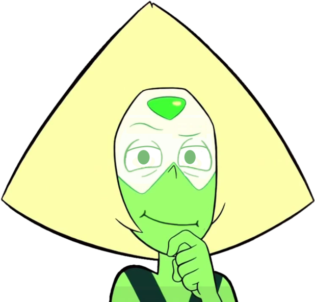 Green Yellow Vertebrate Head Cartoon Fictional Character - Steven Universe Peridot Png (680x602)