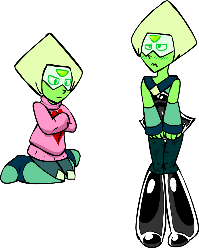 Peridot In Fashion By Shennanigma - Steven Universe Peridot Outfits (691x859)