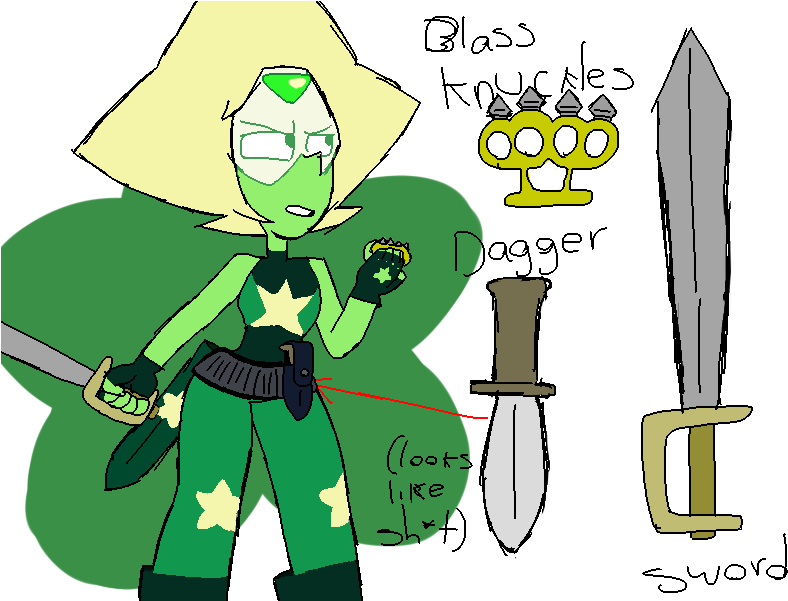 Peridot's Weapons By Tryingthebest Steven Universe Peridot Is This A