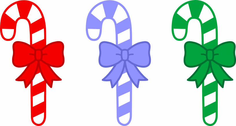 Christmas Candy Cane Clip Art (817x438)