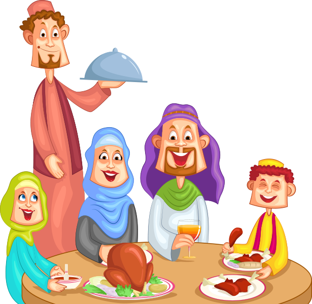 Instagram Family Hashtag Clip Art - Iftar Clipart (615x600)