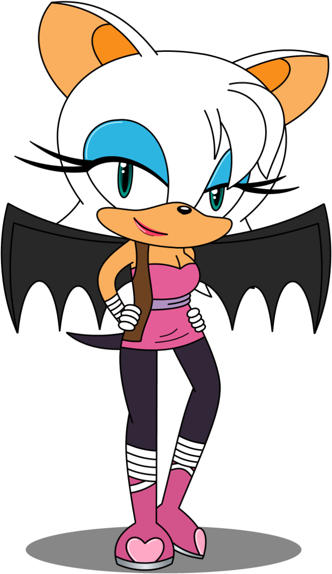 Sonic Boom Rouge Design By Gamingingreen13 - Cartoon (682x1170)
