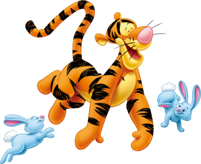 Winnie The Pooh - Tigger Winnie The Pooh Png (400x326)