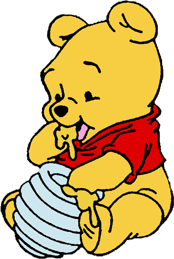 Top 97 Pooh Bear Clip Art - Baby Winnie The Pooh (375x551)