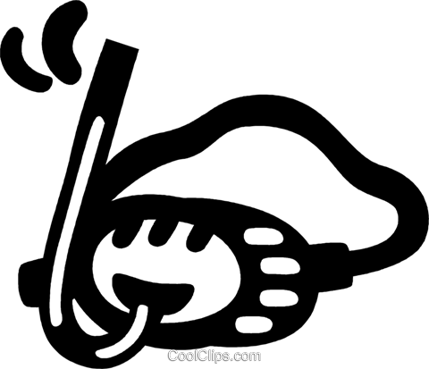 Snorkel And Mask Royalty Free Vector Clip Art Illustration - Snorkel And Mask Royalty Free Vector Clip Art Illustration (480x413)