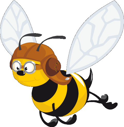 Pictures Of Animated Bees - Moving Animation Beez (482x494)