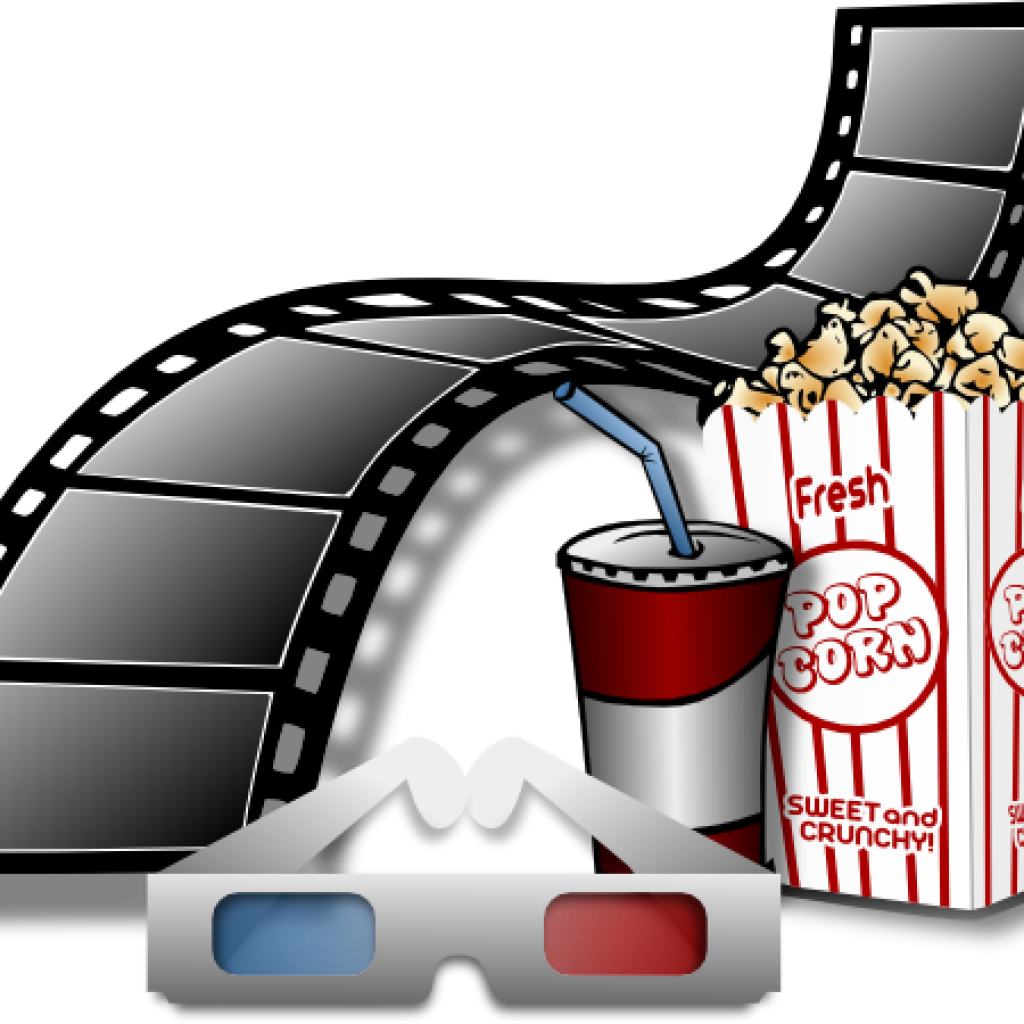 Cinema Clipart Items Clip Art At Clker Vector Online - My Movie Journal [book] (1024x1024)