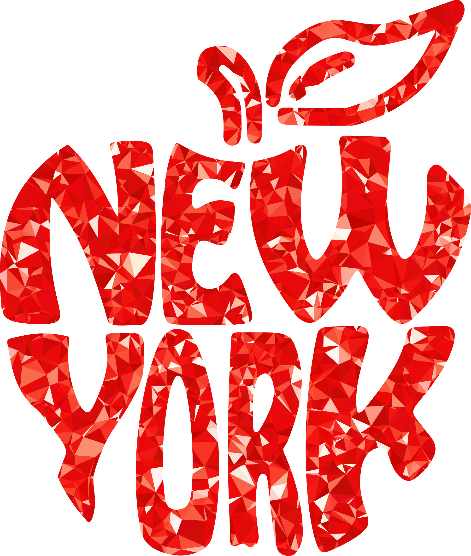 This Free Icons Png Design Of Ruby New York Big Apple - New York Apple Logo (1964x2321)