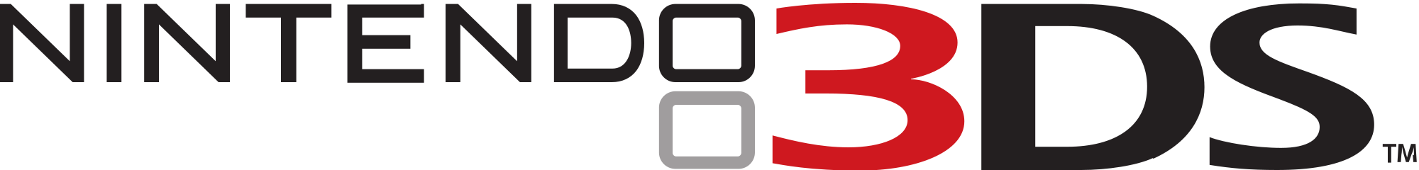 Nintendo 3ds - Nintendo 3ds Logo (2000x240)