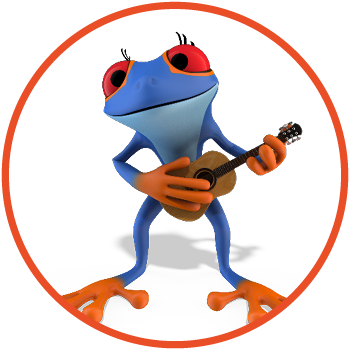 Frog - Throw Away Trash Sign (350x350)