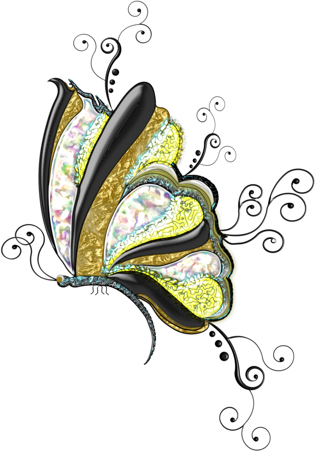 Borboletas & Joaninhas E - Illustration (798x1001)