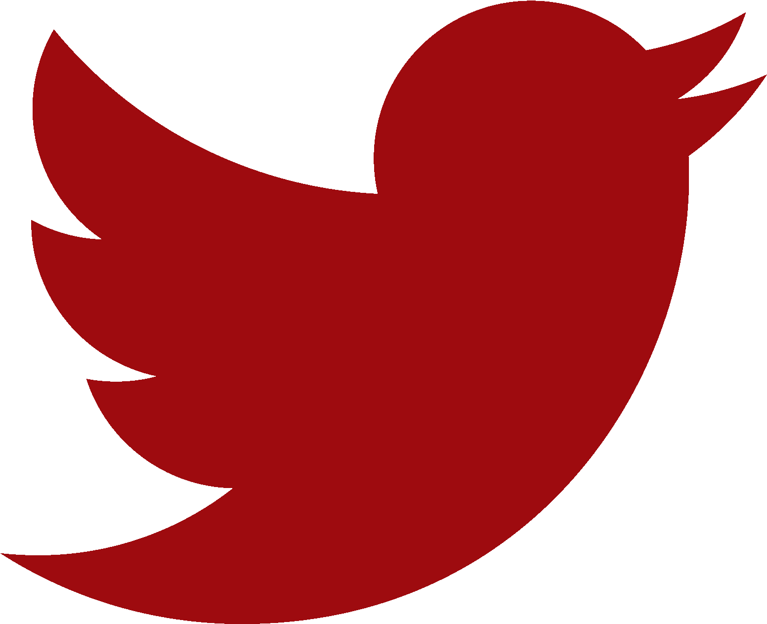 Your Party Center - Twitter Bird Logo Red (1600x1600)