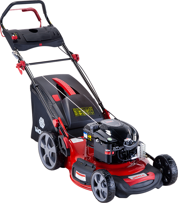 World Lawnmower Uk - World Wyz20 51cm Cut Self Propelled Petrol Lawn Mower (700x801)