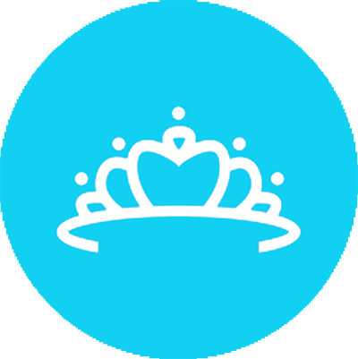 Glass Slipper Princess - Circle (400x401)