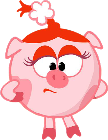 Felt Templates, Doodle Drawings, Pigs, Clip Art, Doodles, - Смешарики Картинки (378x492)