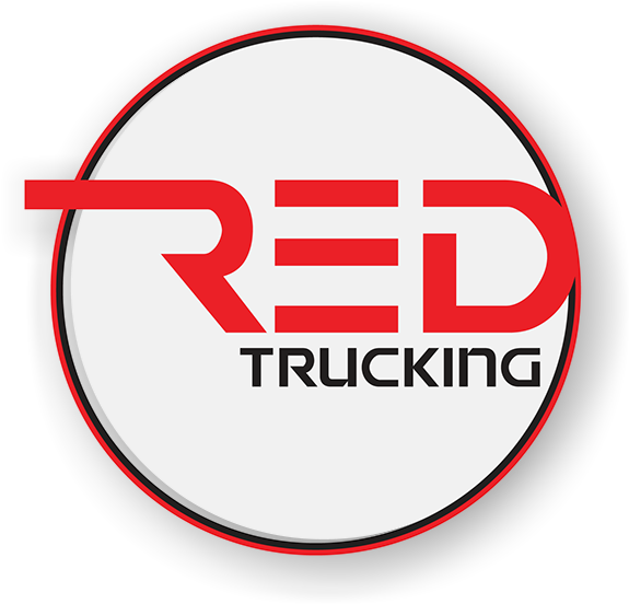 Red Trucking Transport Warehousing And Logistics Management - Truck Driver (598x598)