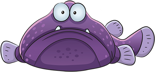 Custom - Grumpy Fish Throw Blanket (512x512)