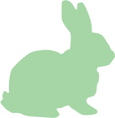 Wabbit Survival - Rabbit Silhouette (400x400)