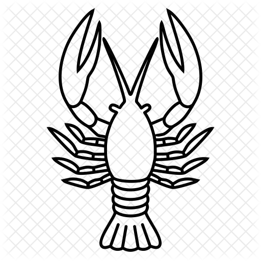 Crawfish Icon - Cangrejo De Rio Dibujo (512x512)